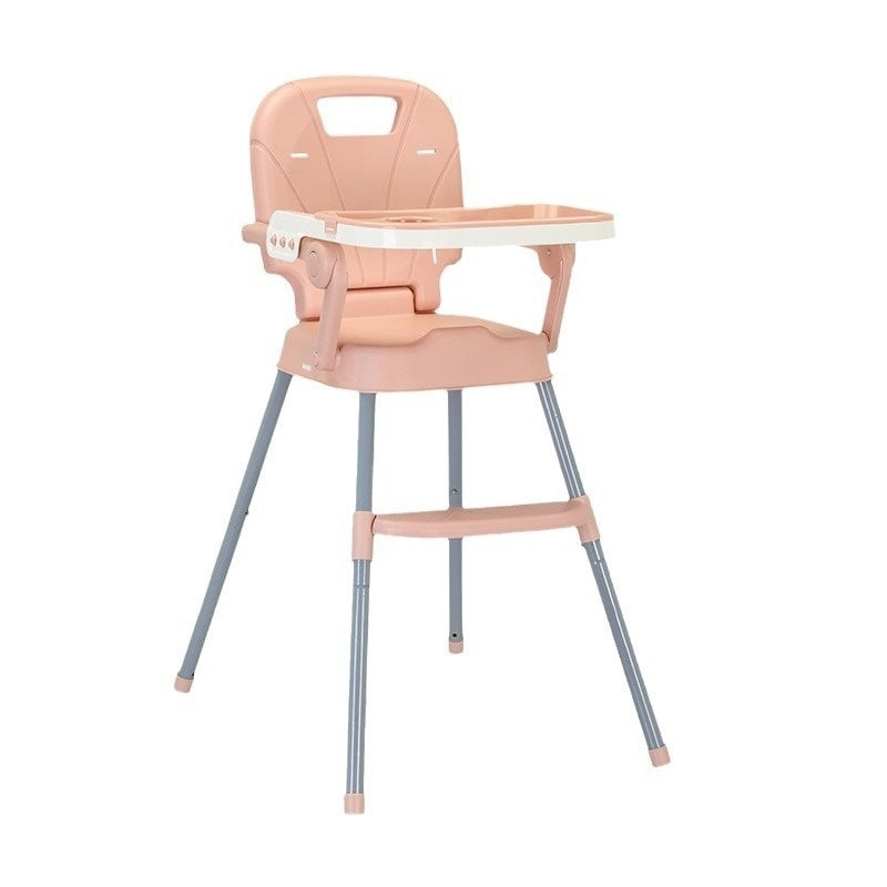 Children's Dining Chair Adjustable Folding Double Plate Feeding Chair Baby Dining Chair Baby's Chair