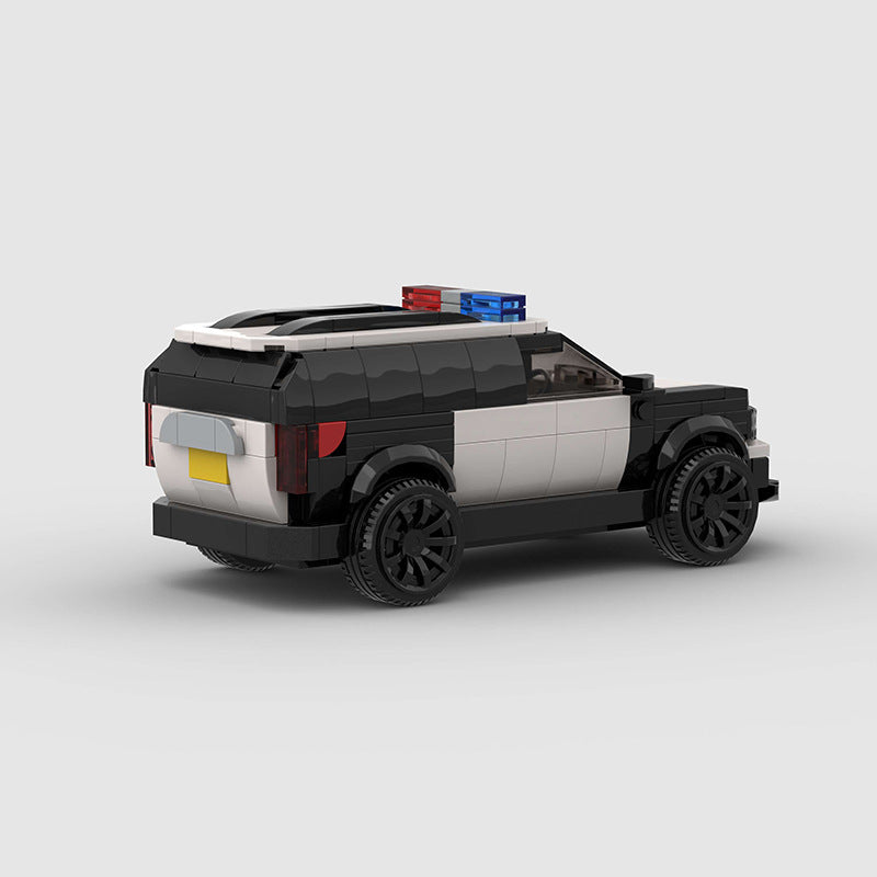 Small Particle SUV City Explorer Police Car Moc Educational Education Assembled Building Blocks Toys