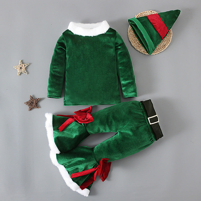 Children's Christmas Long-sleeved Top