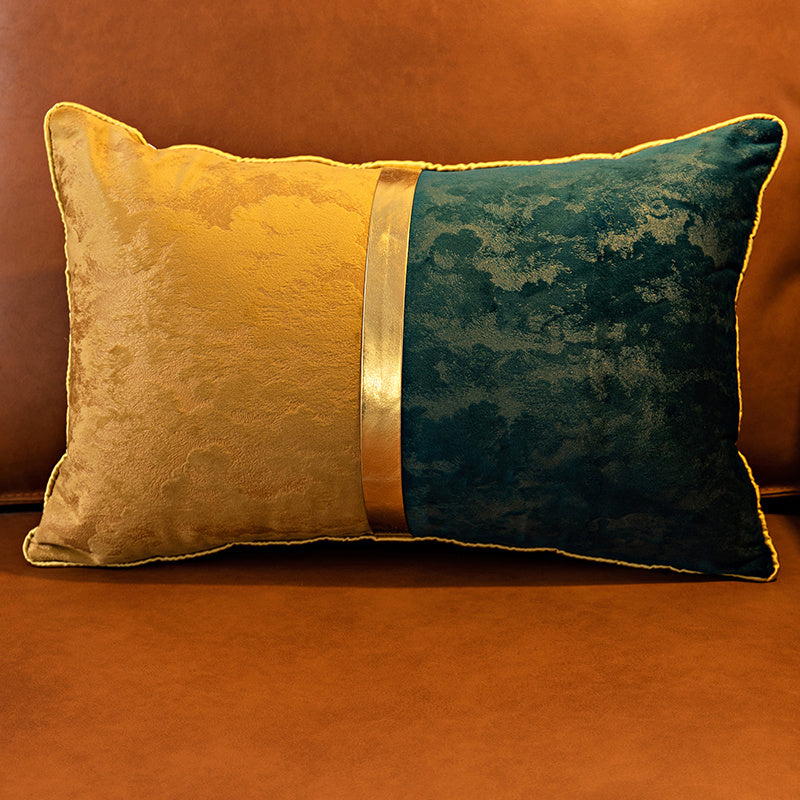 Velvet Solid Colour Cushion Bedside Backrest