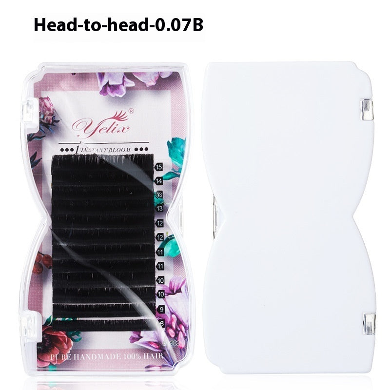 Natural Dense Row Of Flowering False Eyelashes