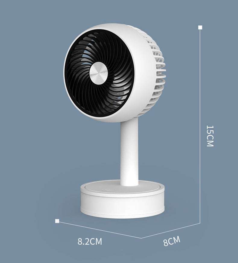 Portable Desktop Small Fan Desktop Mini Silent Rechargeable