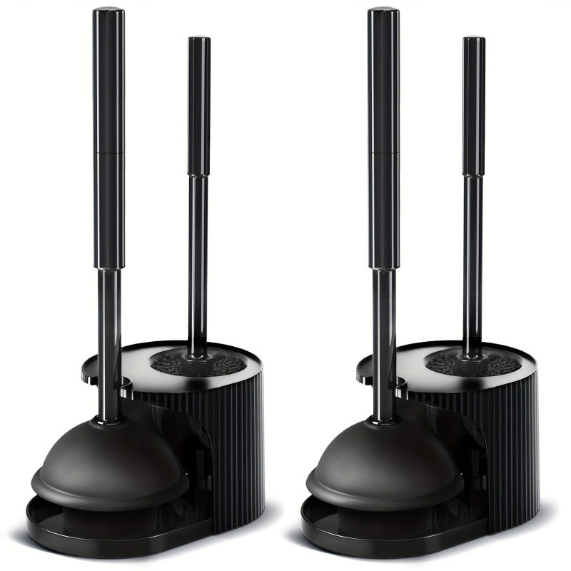 Portable Family Simple Bathroom Toilet Brush Set