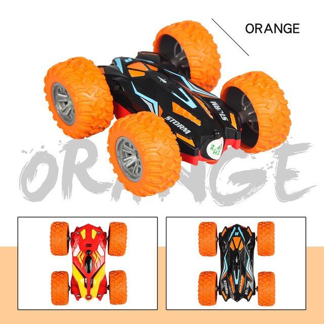Double Sided 3D Flip Remote Control Car 2.4G 4CH Stunt RC Car Robot RC Car Toy Drift-Buggy Crawler Machine Radio Controlled Car