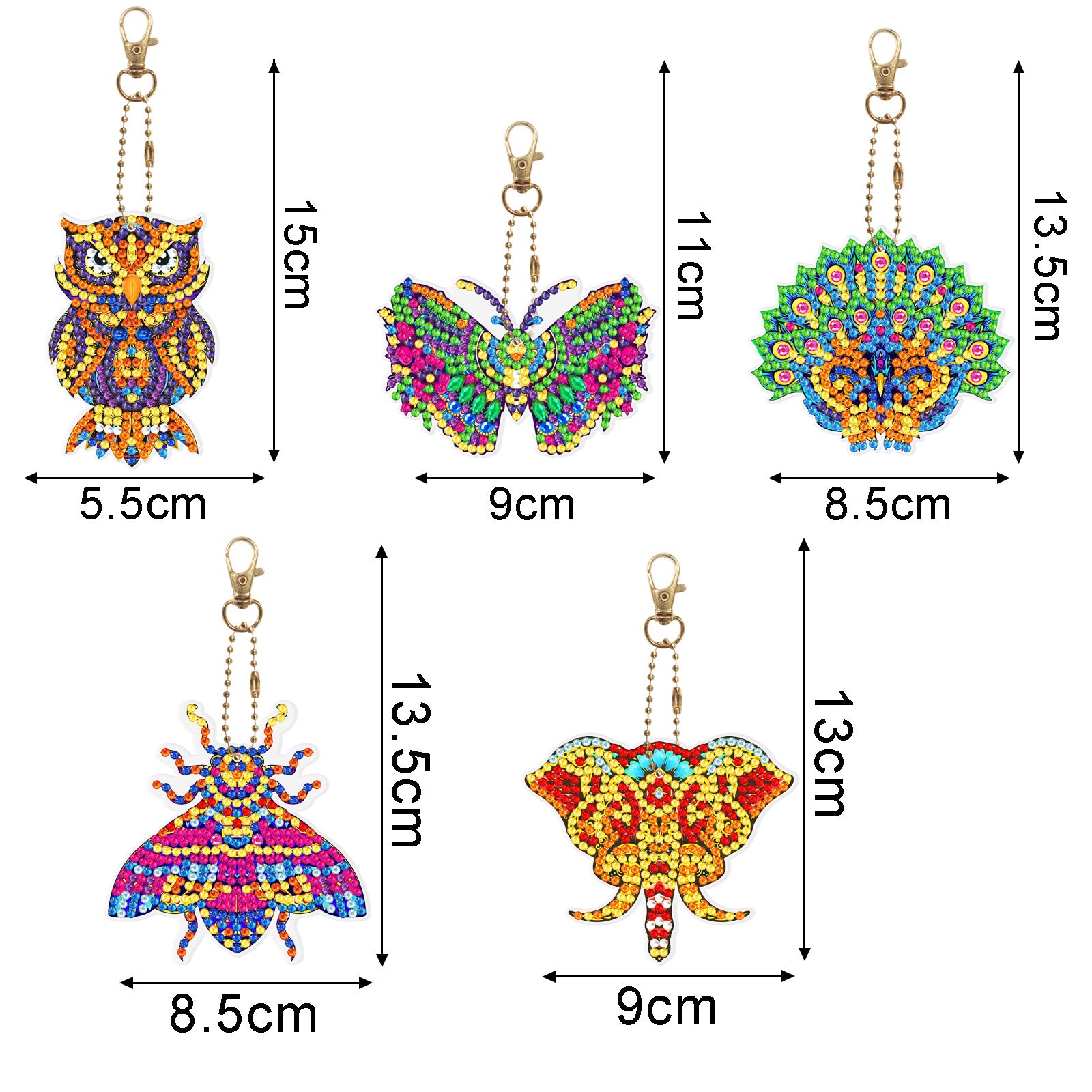 Diamond Painting Keychain Cute Cartoon