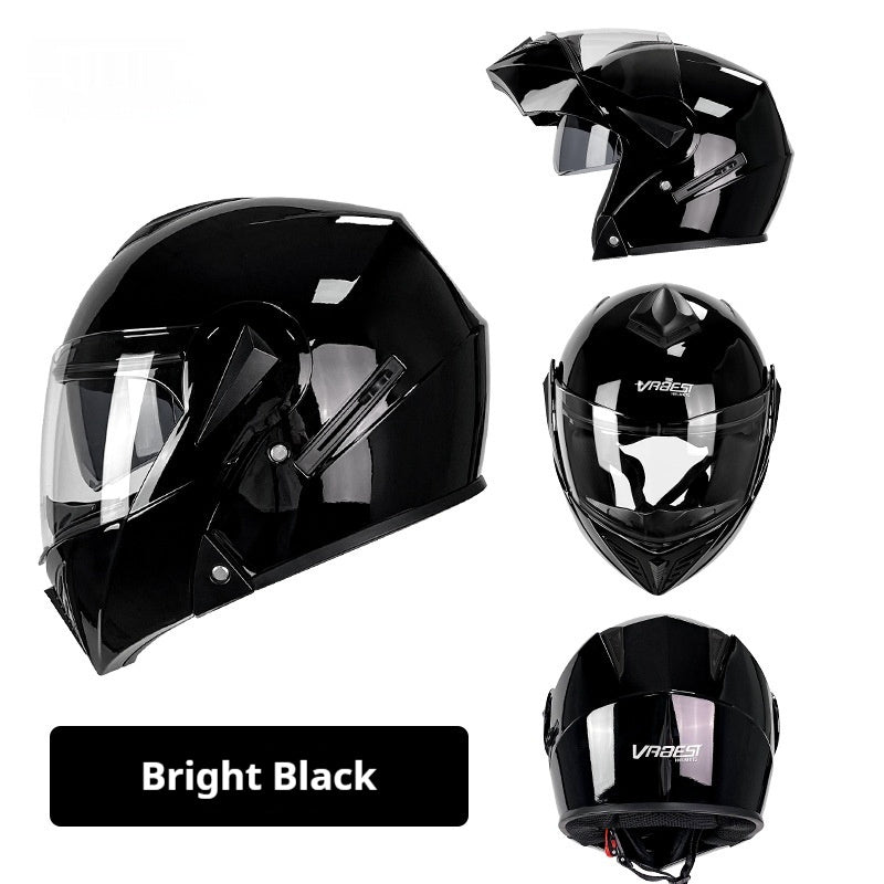 Casque de moto de sécurité hivernal pour hommes et femmes