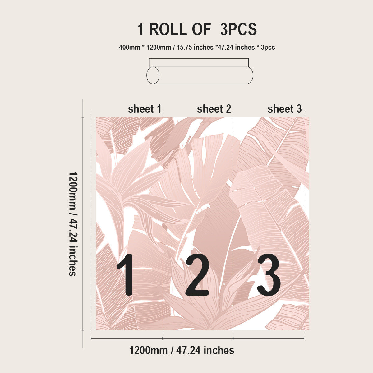 Plant Flower Pattern Pvc Wallpaper Self-adhesive Wallpaper