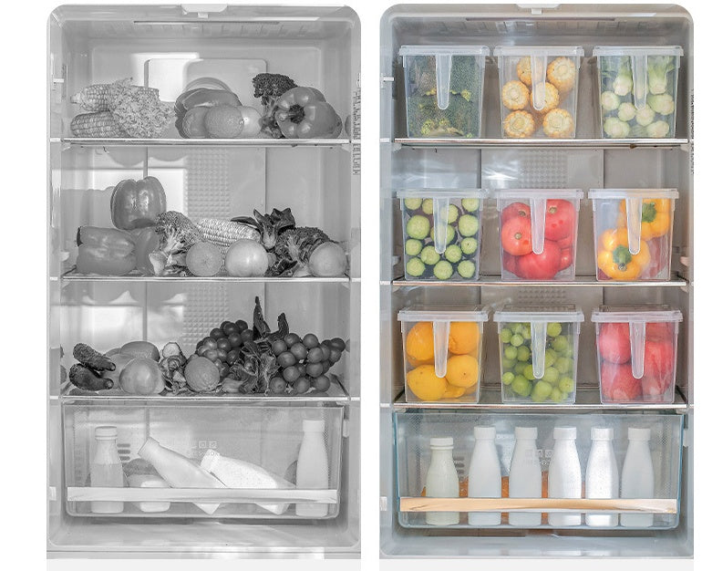 Refrigerator Hand - Held Multigrain Storage Box With Handle
