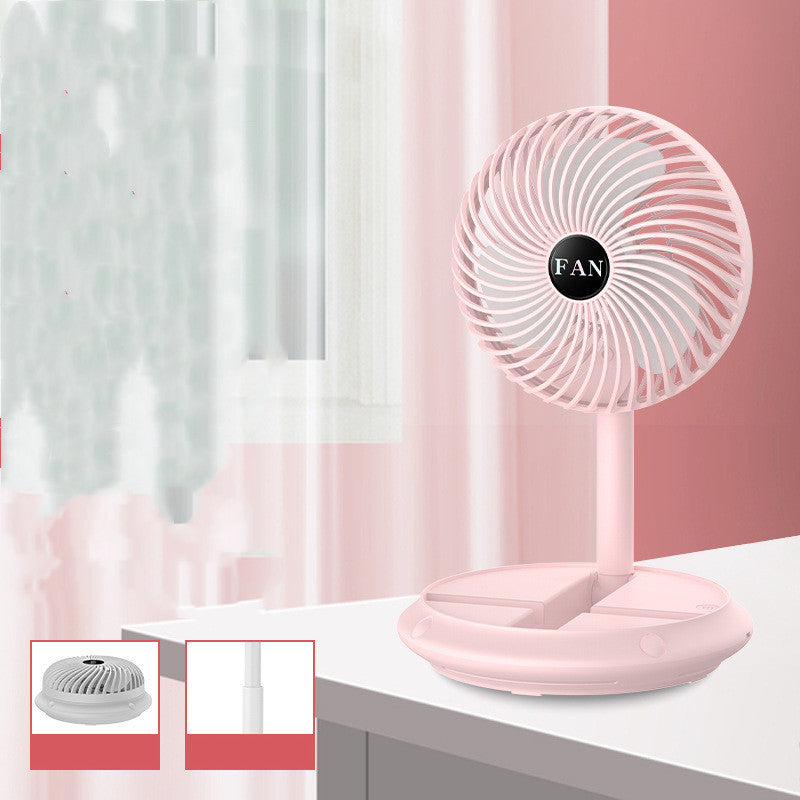 Fashionable Folding Fan Student Dormitory USB Charging
