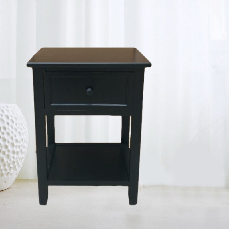 Simple Modern Solid Wood Bedside Cabinet Simple