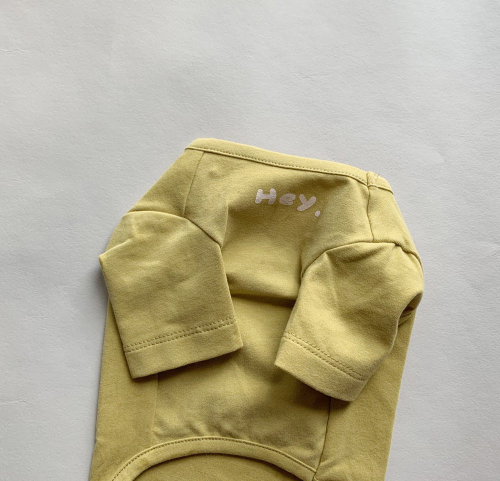 Pet Korean Simple Printed Clothes