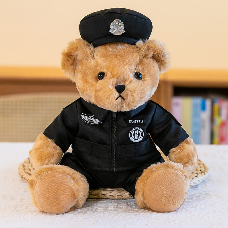 Fire Bear Police Teddy Doll Plush Toys