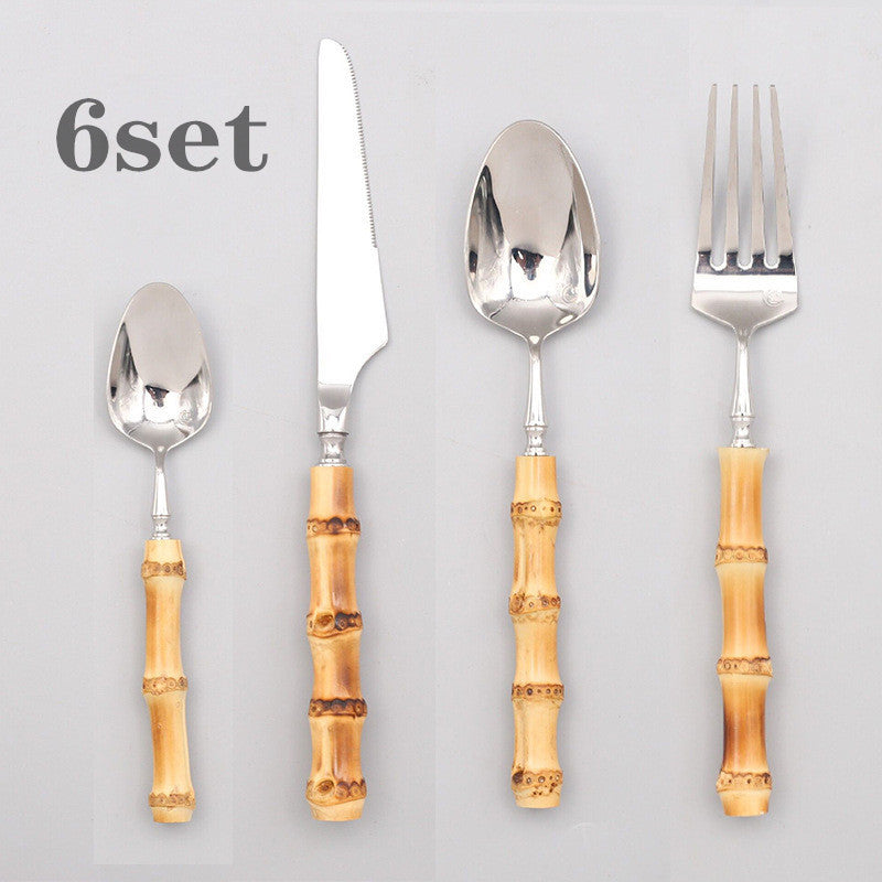 Ins Western Stainless Steel Steak Net Red Ice Cream Spoon Knife And Fork