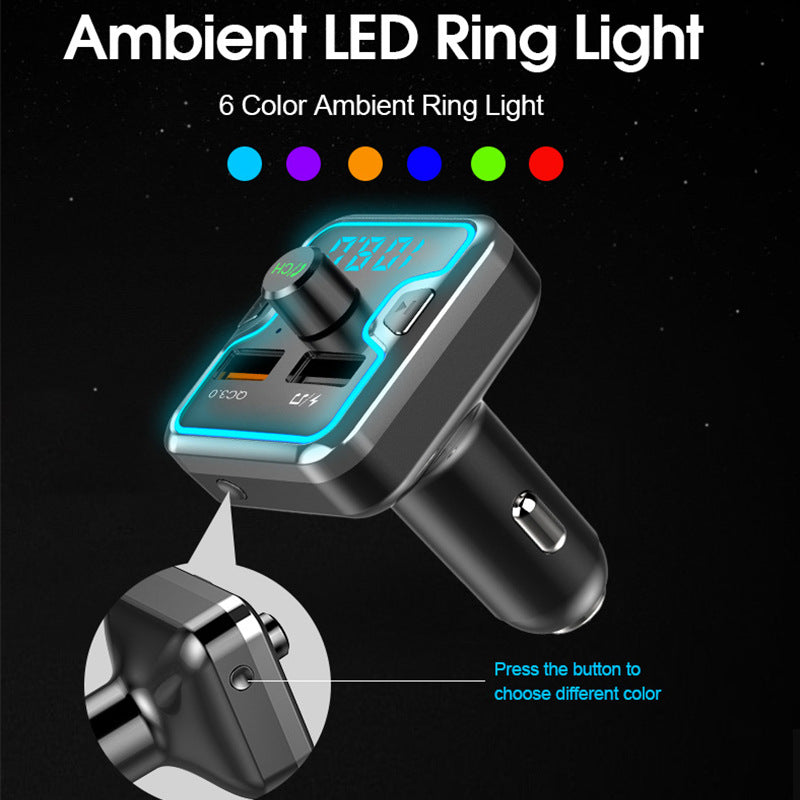 Bluetooth Player Car Charger Charging Fast And Colorful
