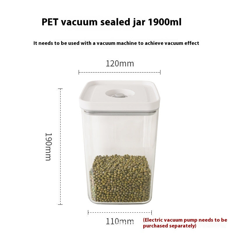 Electric Vacuum Sealing Tank Refrigerator Storage Box