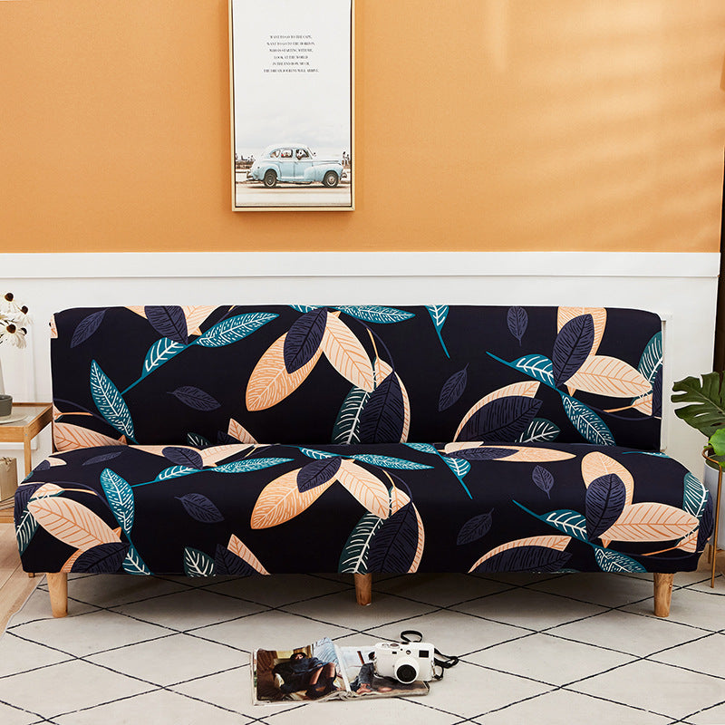 All-Inclusive Stretch Fabric Armless Sofa Towel Sofa Cover