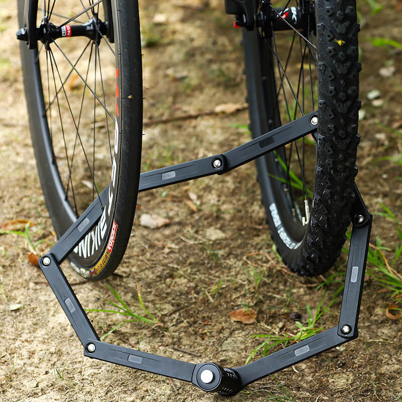 Bicycle Password Folding Anti-theft Bicycle Chain Lock Riding Equipment