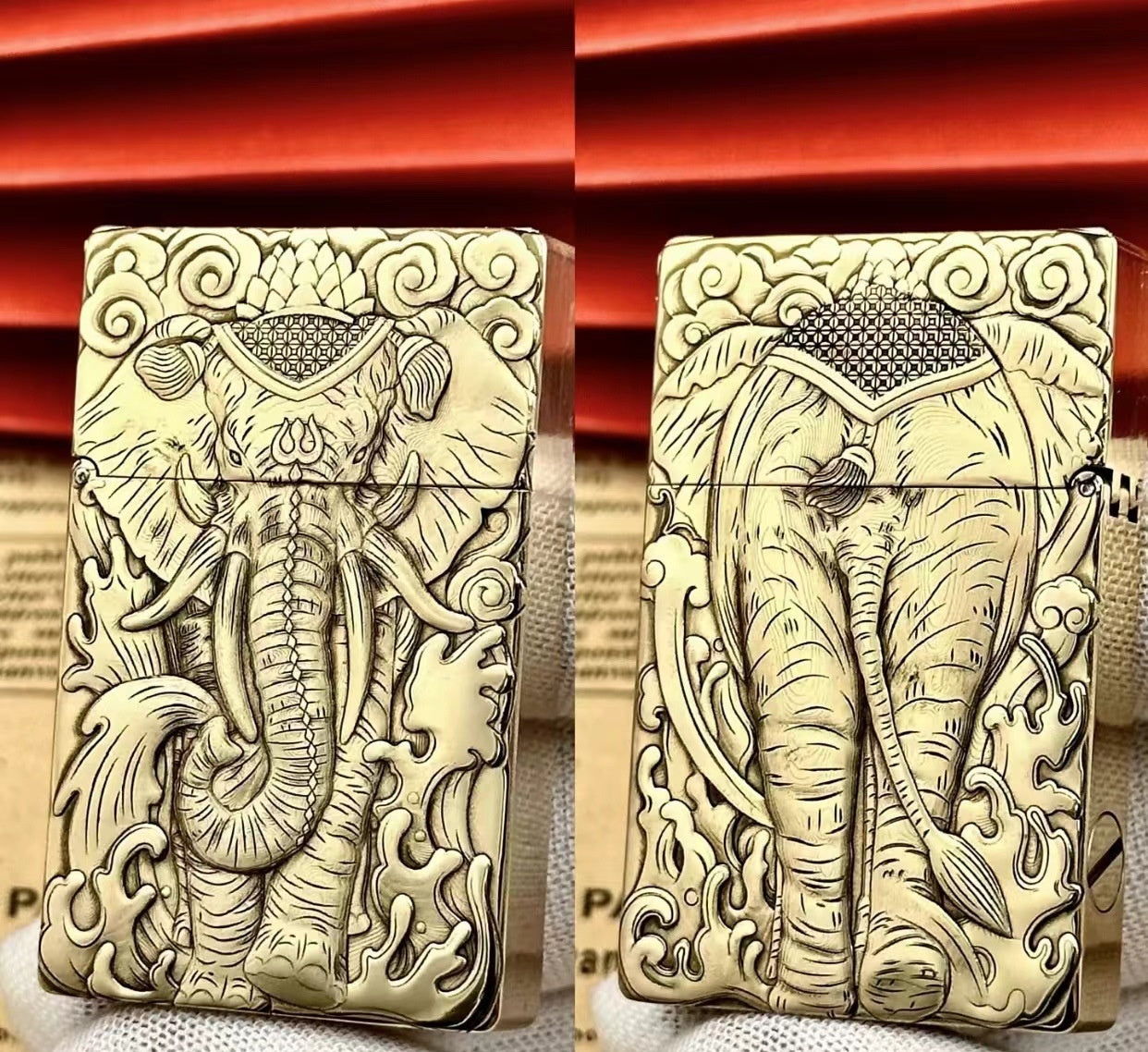 Ultra-thin Small Heavy Brass Kerosene Lighter