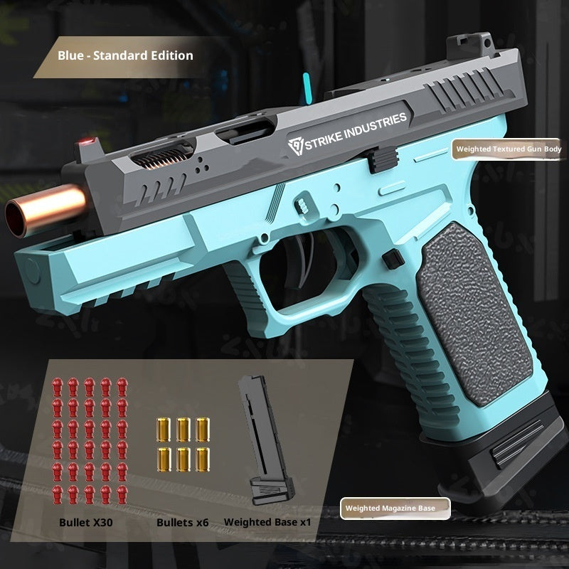 Mechanical Continuous Hair SIG17 Throw Shell Soft Bullet Gun Boy Model