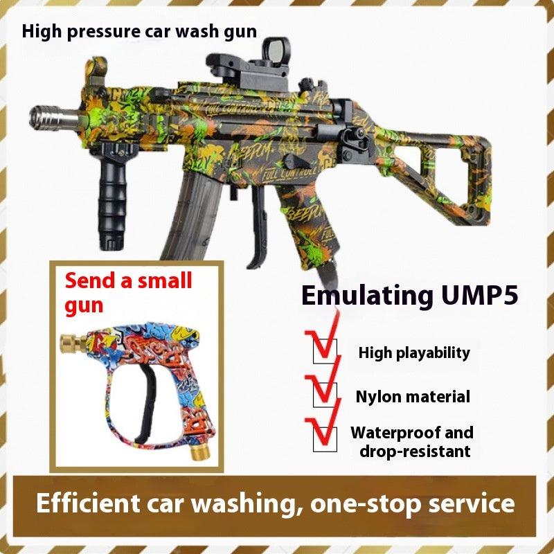 Internet Celebrity Simulation Car Wash High Pressure Water Gun UMP45 Universal For Merchants
