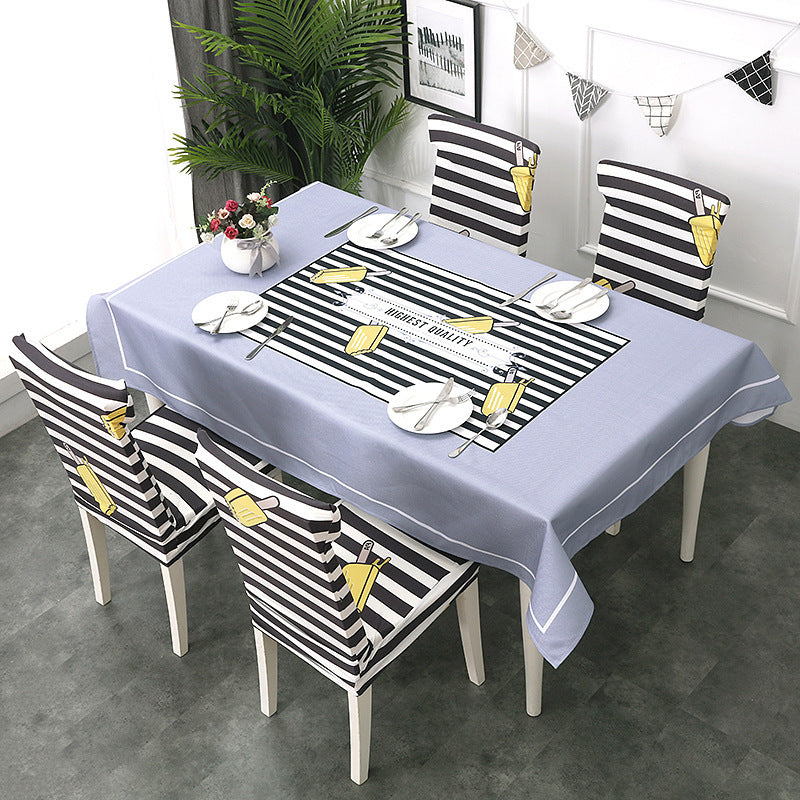 European Style Small  Cotton And Linen Tablecloth