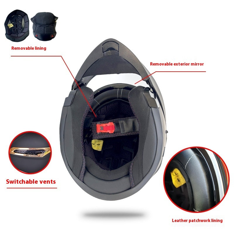 Personalized Big Tail Knight Safety Four Seasons Universal Helmet