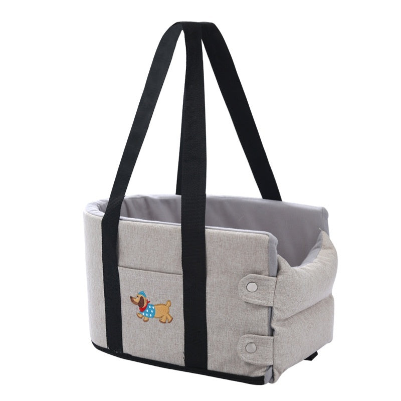 Car Dog Kennel Small Dog Car Center Console Pet Pad