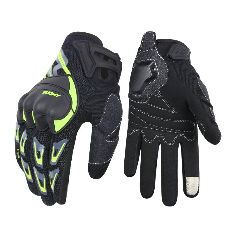 Off-road Motorcycle Anti-fall Breathable Riding Racing Motorcycle Full-finger Gloves