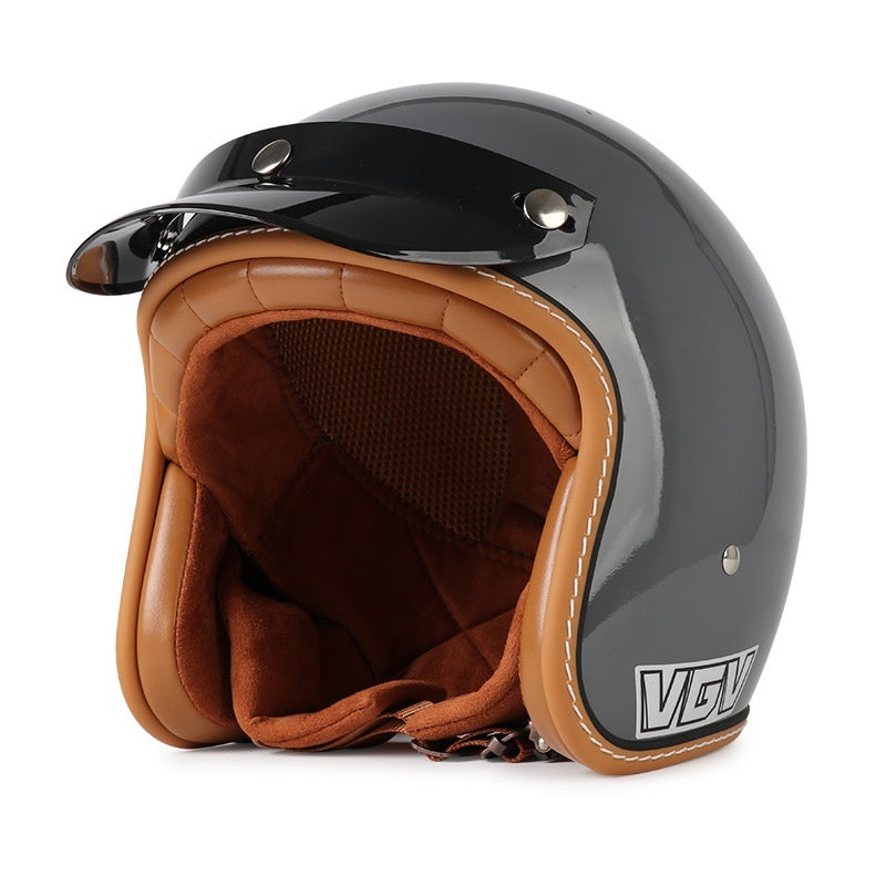 Casque de moto 3C certifié Rétro Voiture électrique