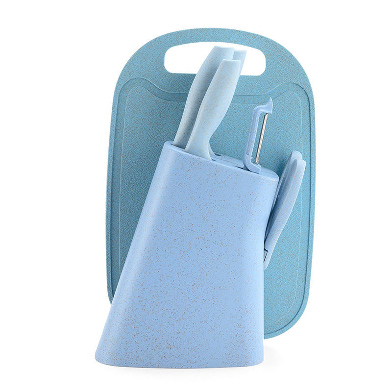 Color Straw Cutter With Cutting Board Suit