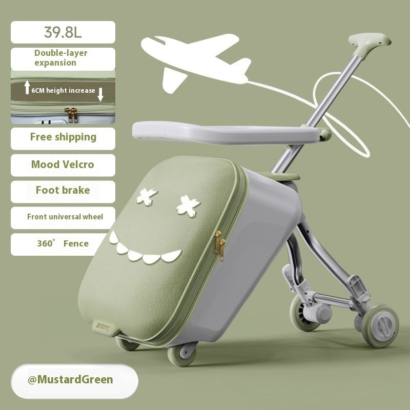 Luggage Children's Riding And Boarding Machine Trolley Case