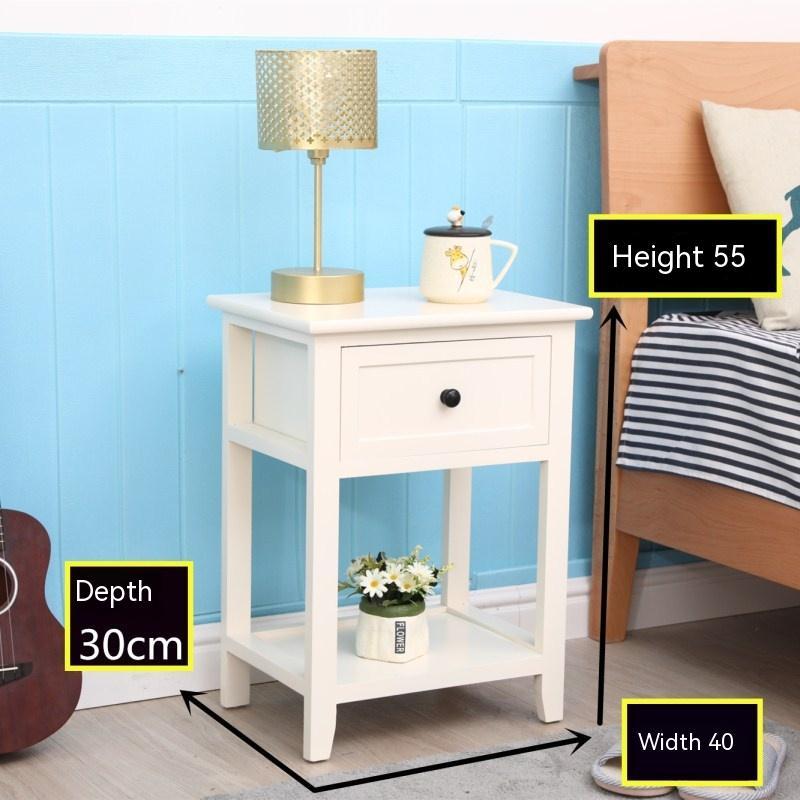 Simple Modern Solid Wood Bedside Cabinet Simple
