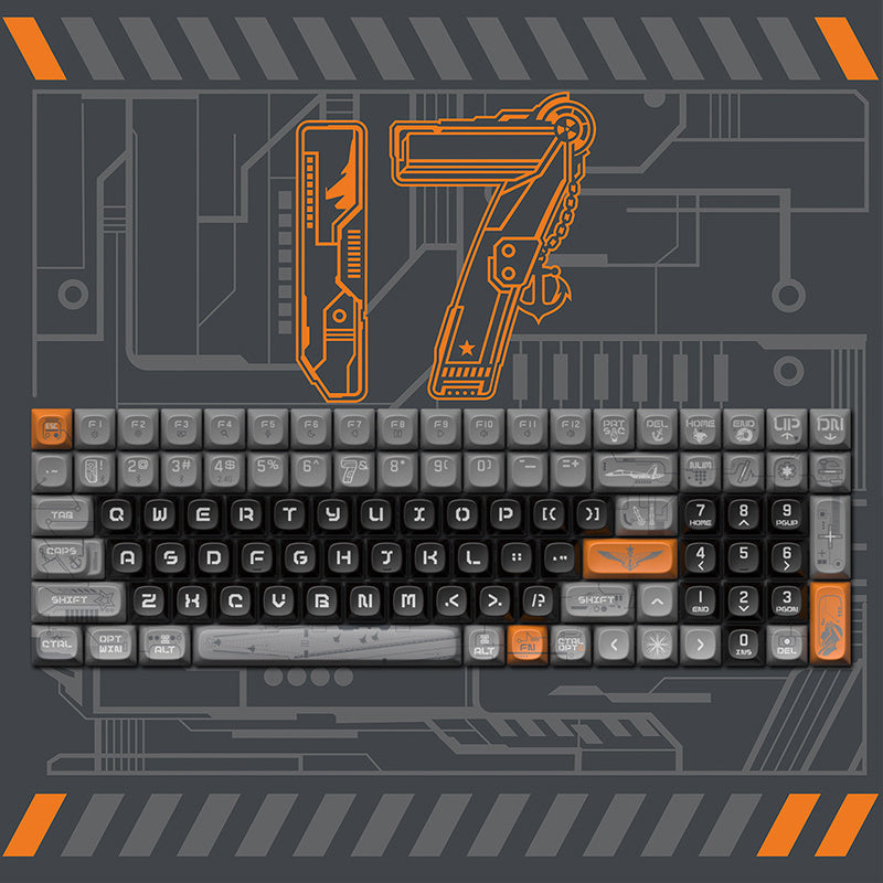 Mechanical Keyboard Original Theme Thermal Sublimation Process Keycaps