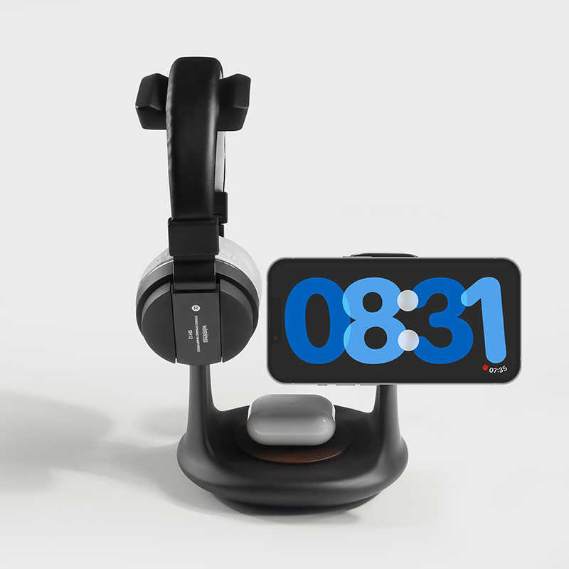 Creative Three-in-one Magnetic Wireless Charging Mobile Phone Holder