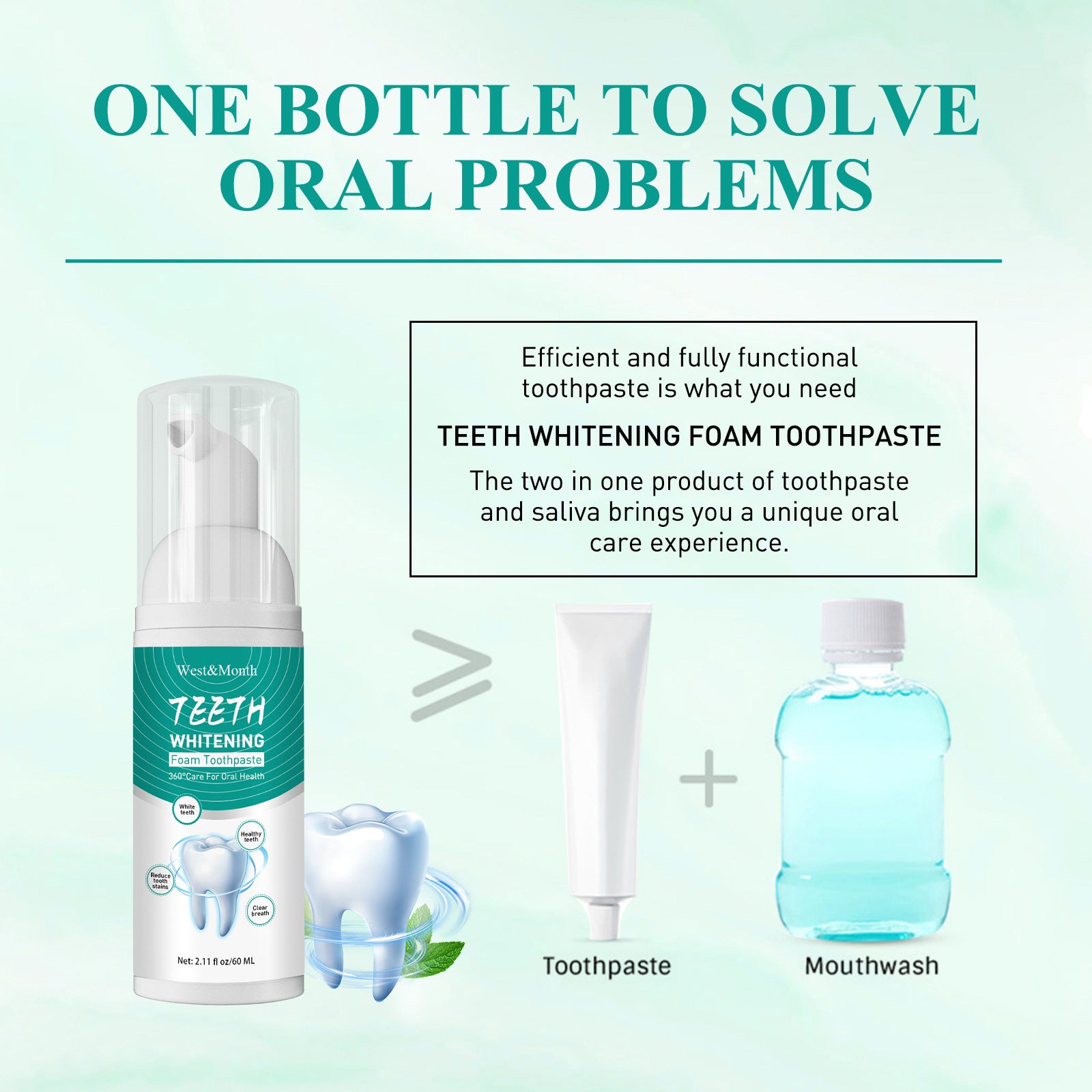 Whitening Toothpaste Moth-proof Cleaning Teeth Stains Gum Care