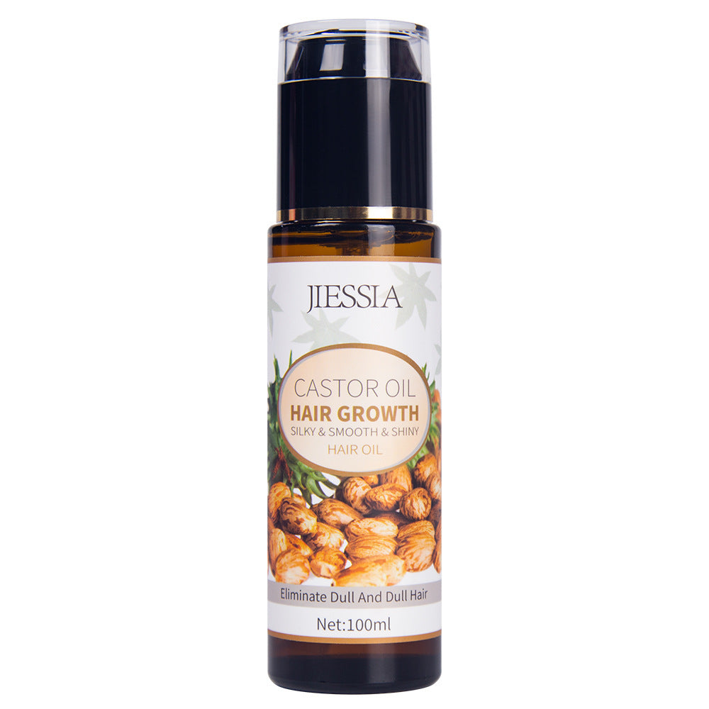 Shampoing à l'huile de ricin nourrissant et régulateur de sébum pour la pousse des cheveux