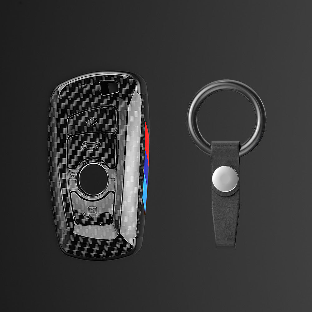 Car Carbon Fiber Key Case Buckle