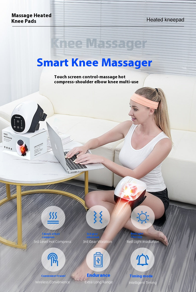 New Knee Massager Household Heating Red Light Vibration