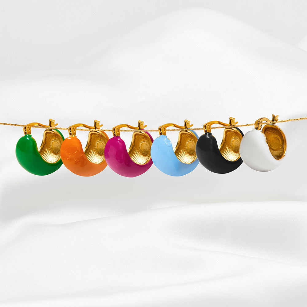 Retro Personalized French Style Design Earrings