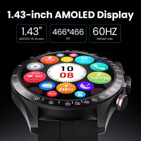 Multi-color Silicone Wristband Smart Watch International Version