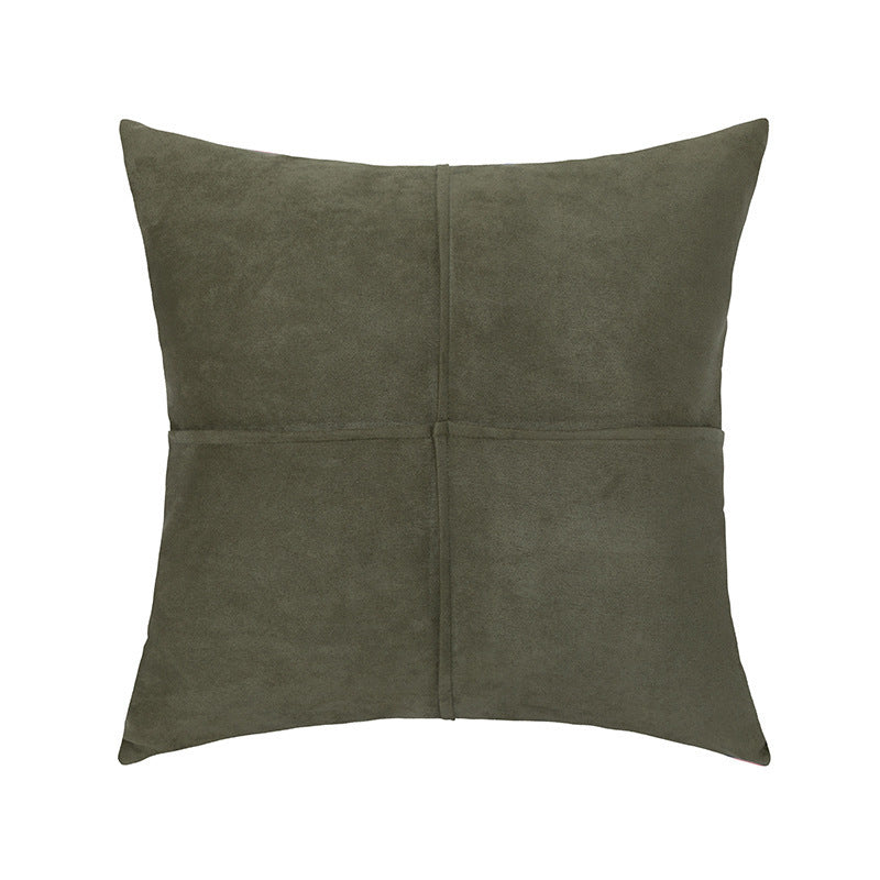 Simple Ins Style Sofa Suede Pillow Cover
