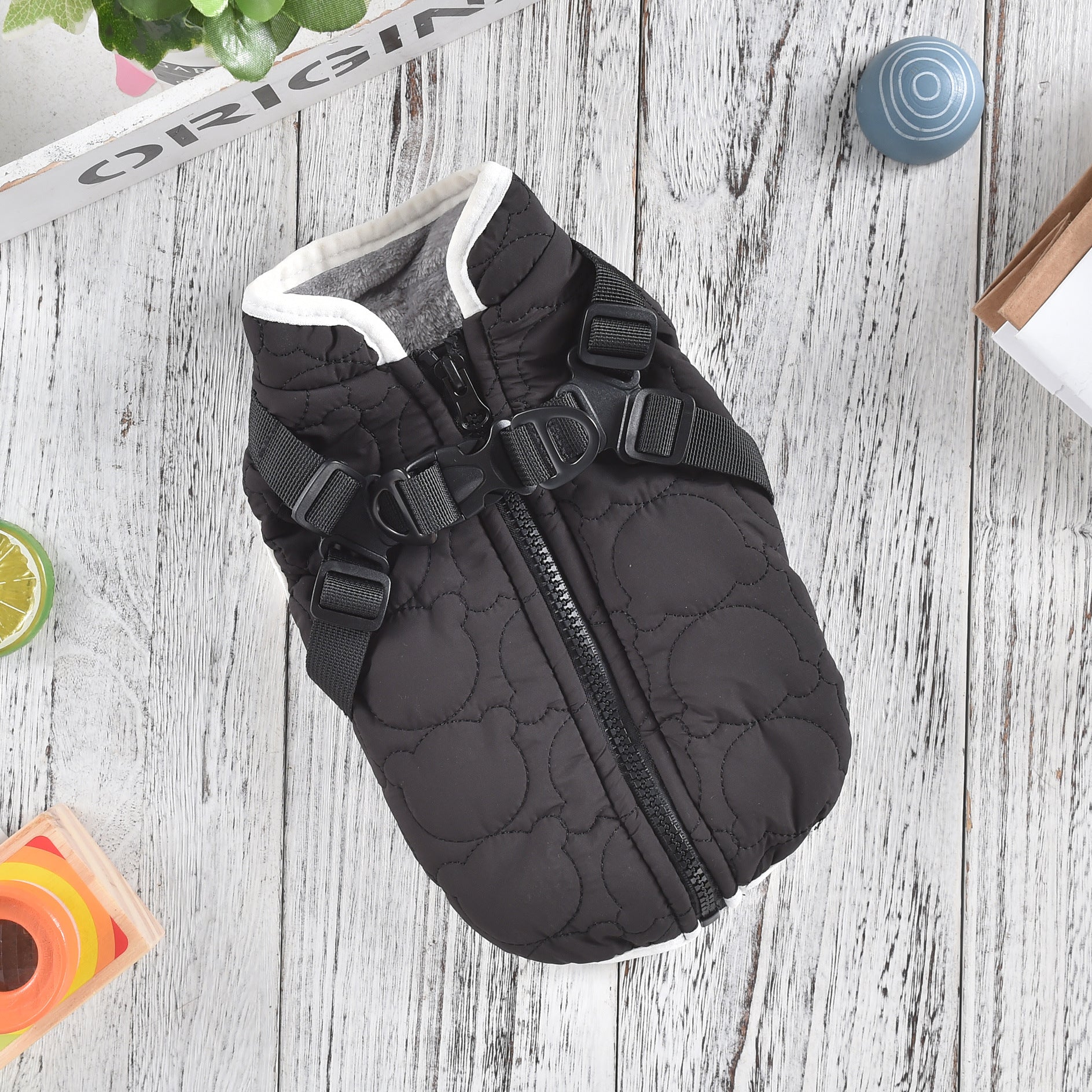 Fashion Personality Pet Windproof Warm Chest Back Coat