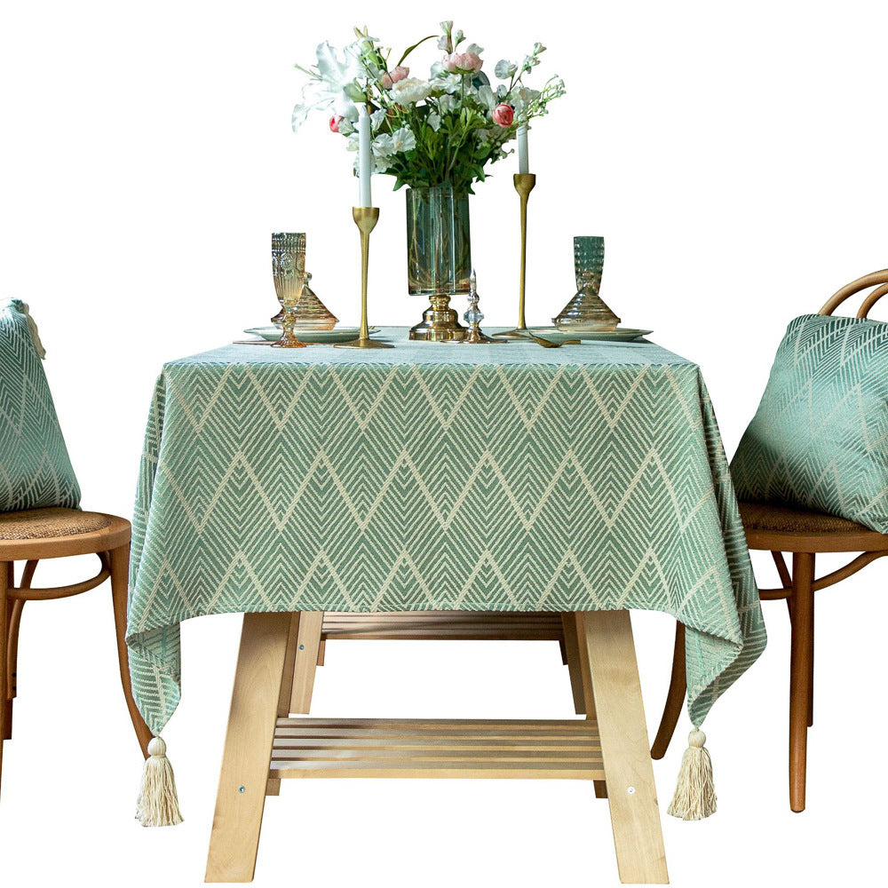 American Style Light Luxury Rectangular Tablecloth