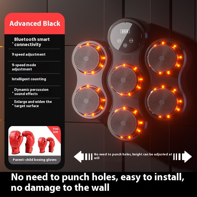Smart Home Music Boxing Machine Adjustable Response Training Equipment