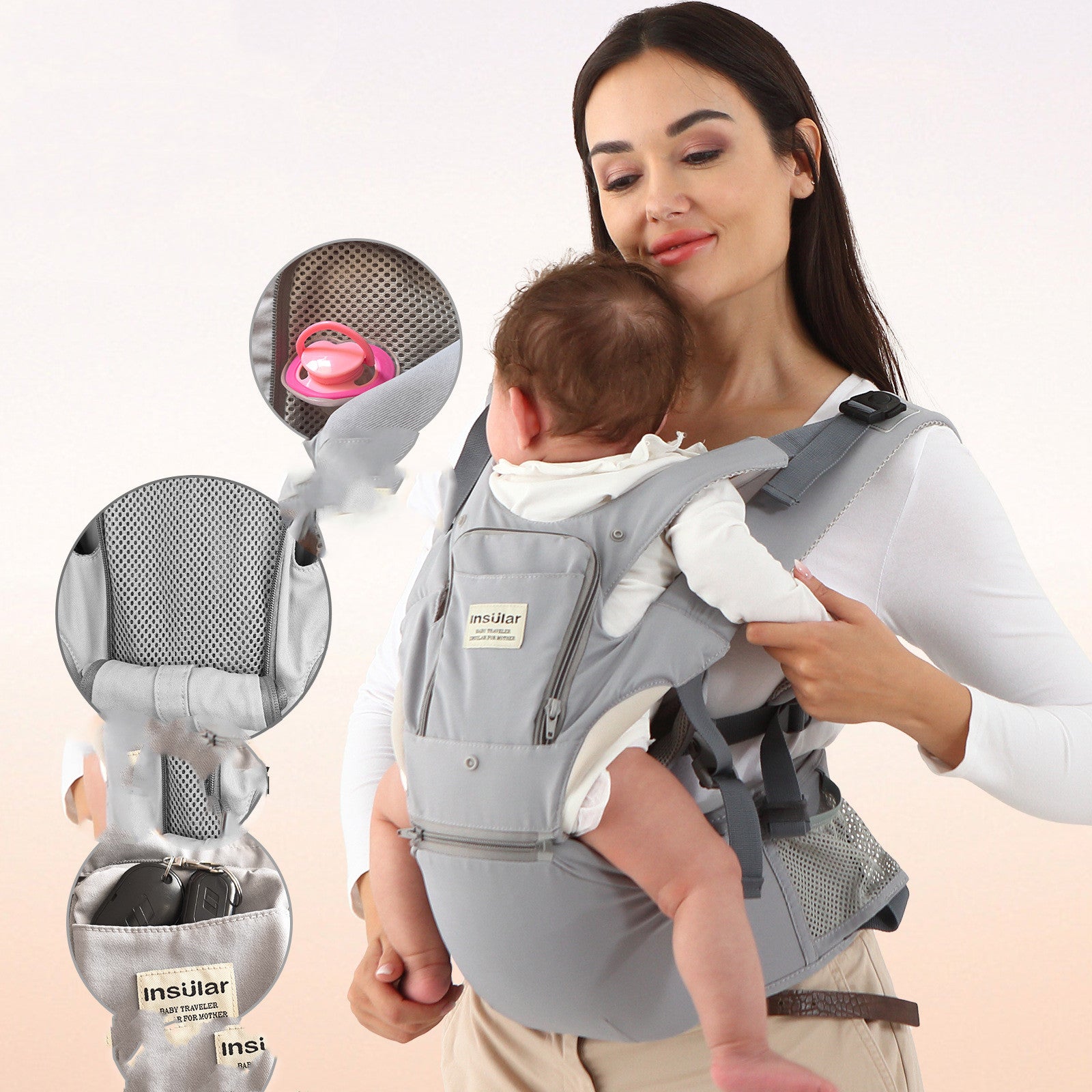 Four Seasons Breathable Multifunctional Baby Waist Stool Strap