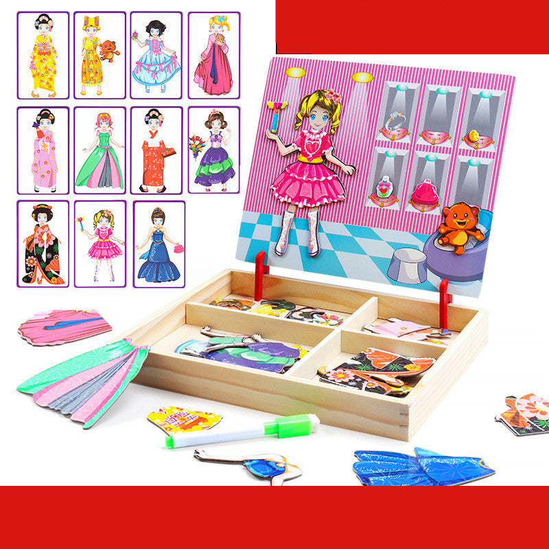 Character Five Senses Magnet Early Learning Educational Toys