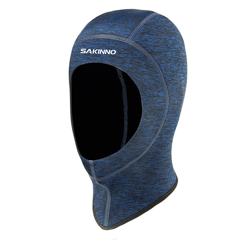Cagoule de plongée anti-froid et anti-méduse, bonnet de bain épaissi pour le surf et la plongée avec tuba