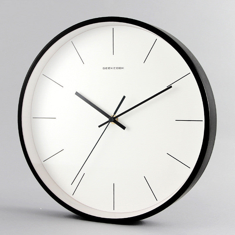 GeekCook Simple Nordic Modern Wall Clock Self-made