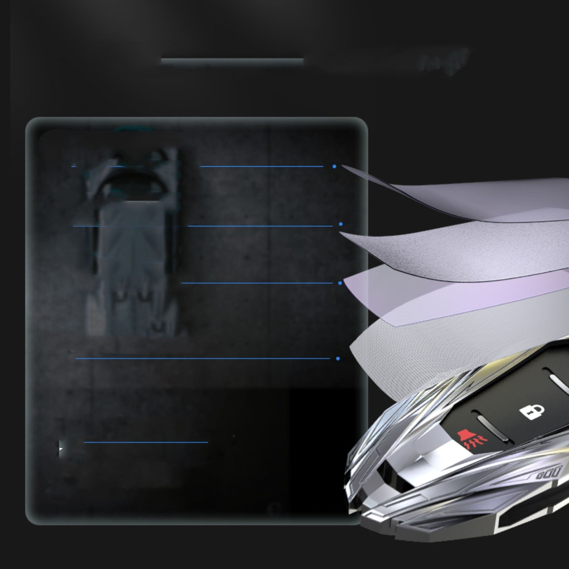 Suitable For Chevrolet McRib XL Key Cover