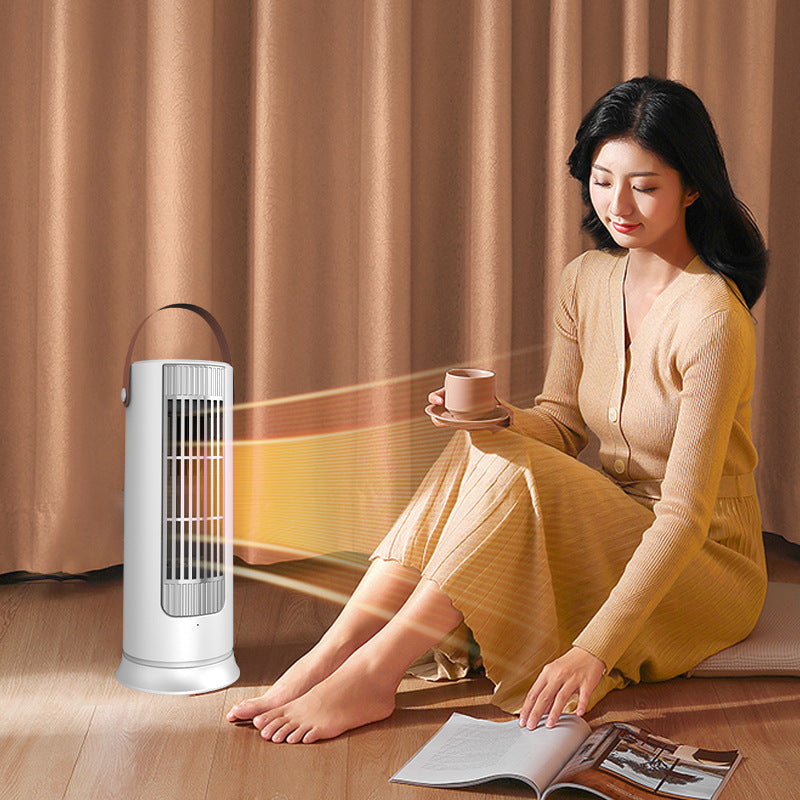 Souffleur d'air chaud de bureau tactile avec télécommande et affichage numérique, chauffage domestique à tête oscillante